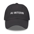 AI INTERN Cap in Charcoal — hero view