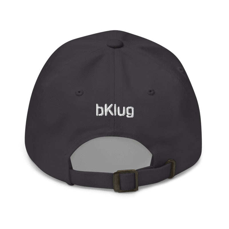 ASK AI Cap in Charcoal — back view