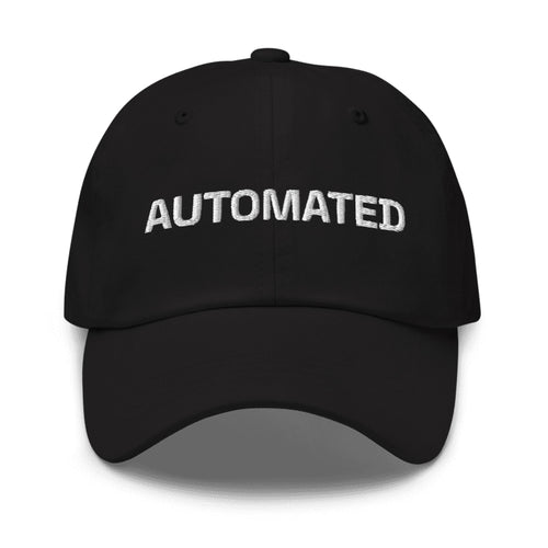 AUTOMATED Cap in Black — hero view