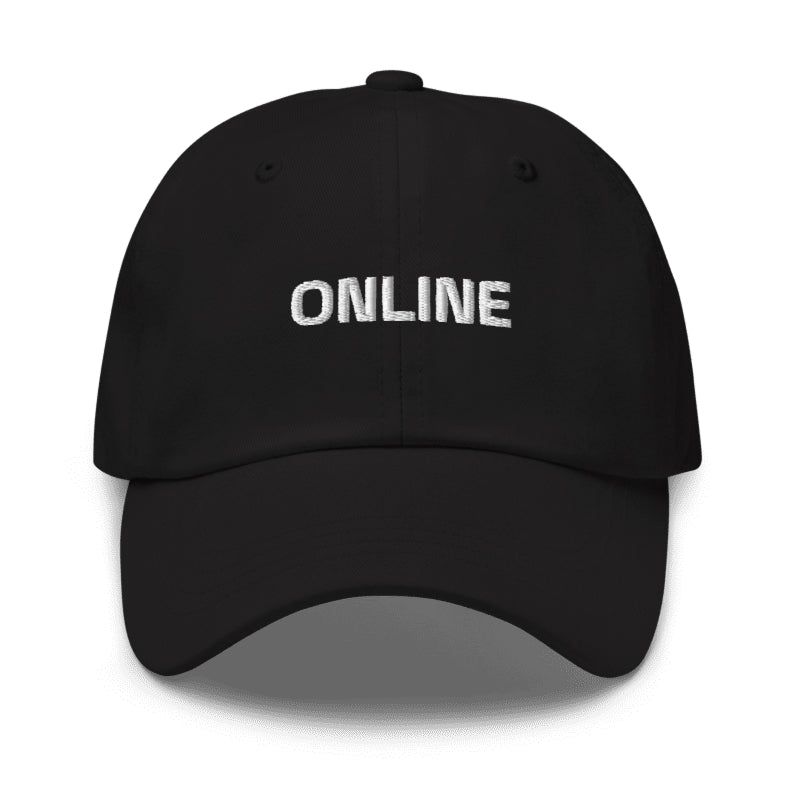 ONLINE Cap in Black — hero view