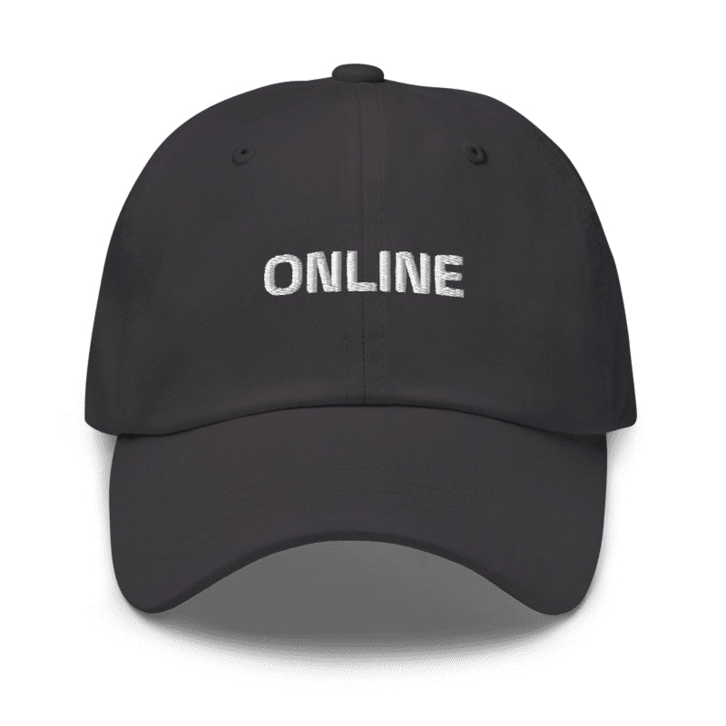 ONLINE Cap in Charcoal — hero view